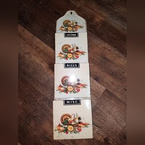 Vintage MCM mail holder